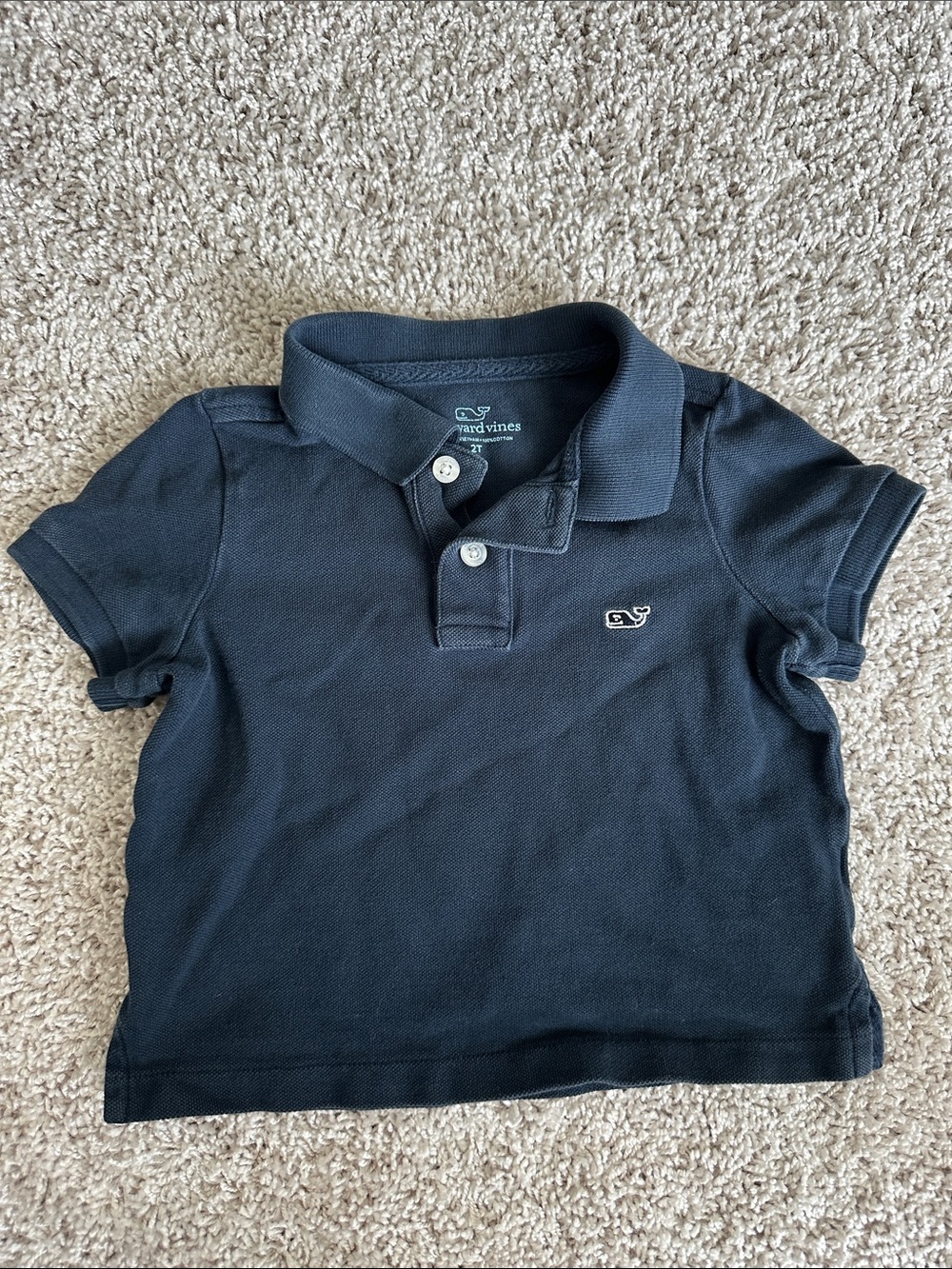 Vineyard Vines Navy Blue Boys Polo